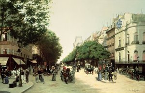 イタリア人の大通り 作： Edmond Georges Grandjean