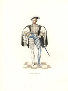 初代ギーズ公クロード・オブ・ロレーヌ（1496-1550）。 作： Edmond Lechevallier Chevignard