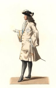 フランスのルイ14世(1638-1715) 作： Edmond Lechevallier Chevignard