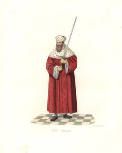 勇者モーリス、ザクセン選帝侯（1521年～1553年 作： Edmond Lechevallier Chevignard