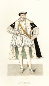 ギーズ公フランシスの肖像 作： Edmond Lechevallier Chevignard