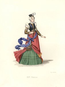 スイス人女性 作： Edmond Lechevallier Chevignard