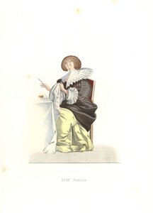 フランスの女性 作： Edmond Lechevallier Chevignard