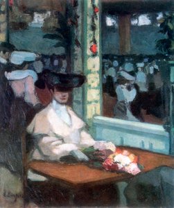 待っている、ムーランドラガレット、1905年。 作： Edmond Lempereur