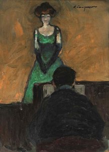 イヴェット・ギルバート、1895～1900年頃。 作： Edmond Lempereur