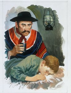 Edmondo De Amicis (1846-1908) の「Heart」より、アペニン山脈からアンデスまで、素描 作： Edmondo de Amicis