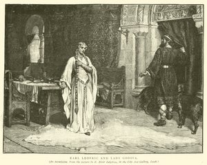 アールレオフリックとゴディバ夫人 作： Edmund Blair Leighton