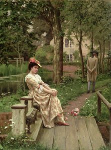 オフ 作： Edmund Blair Leighton