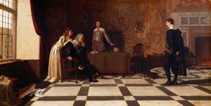 和解、 作： Edmund Blair Leighton