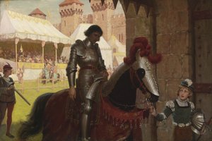 消え去った、1884 作： Edmund Blair Leighton