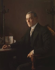 ウッドロウ・ウィルソン、1920～1921年。 作： Edmund Charles Tarbell