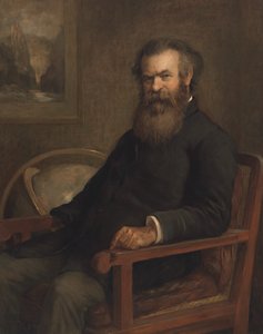 ジョン・ウェズリー・パウエル、1889年。 作： Edmund Clarence Messer