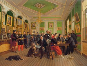 ジョージヘイワーズポーターハウスの内部、1863 作： Edmund D. Hawthorn