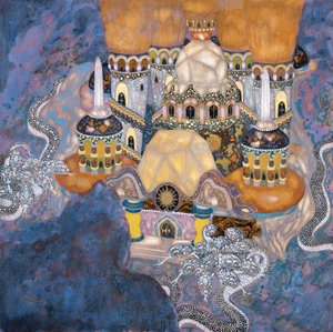 セルビアのおとぎ話城 作： Edmund Dulac