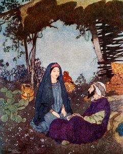 「デザートが私の家だったら、私は世界を手放しますか」、c1900-1950 作： Edmund Dulac