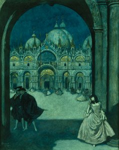 サン・マルコ広場にて 作： Edmund Dulac
