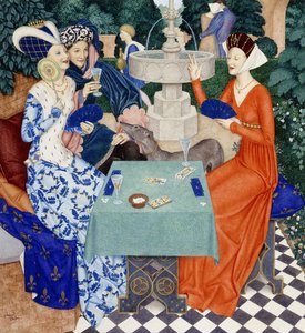 バイエルン女王イザベラ 作： Edmund Dulac