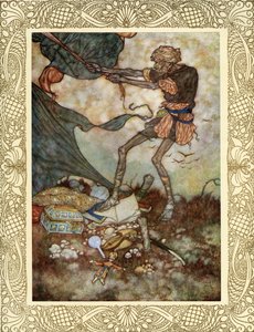 オマル・ハイヤームのルバイヤート 絵：エドモンド・デュラック 作： Edmund Dulac