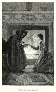 シャーロット・ブロンテ著「ジェーン・エア」の挿絵（彫刻）。 作： Edmund Henry Garrett