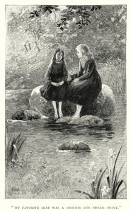 シャーロット・ブロンテ著「ジェーン・エア」の挿絵（彫刻）。 作： Edmund Henry Garrett