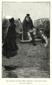 シャーロット・ブロンテ著「ジェーン・エア」の挿絵（彫刻）。 作： Edmund Henry Garrett
