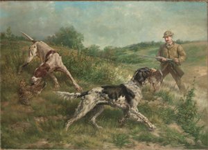 高地での狩猟 作： Edmund Henry Osthaus