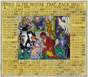 ジャックが建てた家、1935年頃（紙にガッシュ）