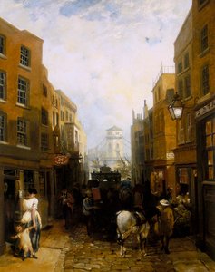 「バッキンガム通り、ストランド」、1854 作： Edmund John Niemann