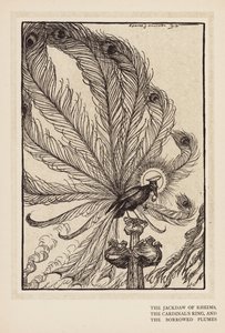 カイザーの花輪ランスのジャックドー、枢機卿の指輪、そして借りた羽衣（リトグラフ） 作： Edmund Joseph (after) Sullivan