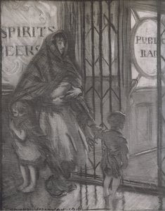 The tavern door, Bibbys Annual 作： Edmund Joseph (after) Sullivan
