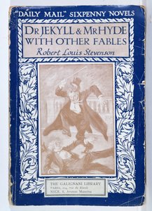 ロバート・ルイス・スティーブンソン（1850-94）c.1910による「ジキル博士とハイド氏の奇妙な事件」の表紙 作： Edmund Joseph Sullivan