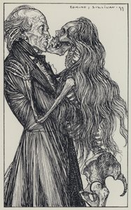 テニスン、「公正な女性と他の詩の夢の実例」 作： Edmund Joseph after Sullivan