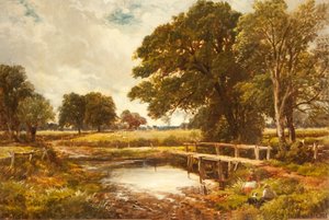 ハンプシャーフォード、1891年 作： Edmund Morison Wimperis