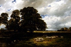 羊のいる風景 作： Edmund Morison Wimperis