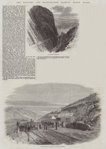 ニューウェールズとマカンスレス鉄道、北ウェールズ 作： Edmund Morison Wimperis