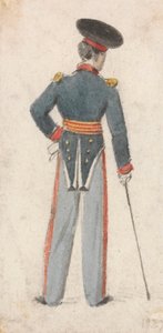 兵士の背面図 作： Edmund Thomas Parris