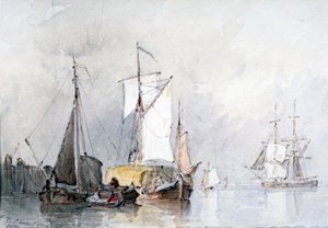 「オランダの干し草のはしけ」、1870 年