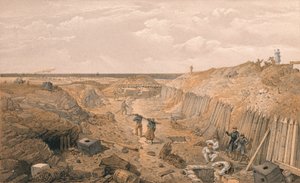 バスティオンデュマットの溝、1856 作： Edmund Walker