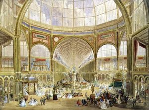 1862年の国際博覧会の内部 作： Edmund Walker