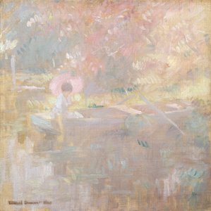 ボートの女性 作： Edmund William Greacen