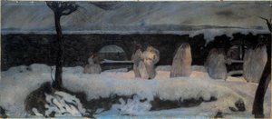 葬儀ホワイトホワイト葬儀、1901。 作： Edoardo Berta