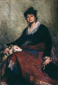 ダイアナ・ヴァーノンの肖像、1876年。 作： Edouard Agneessens