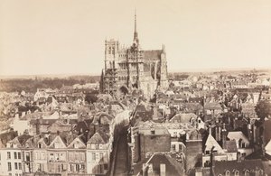 アミアン、1855年。 作： Édouard Baldus
