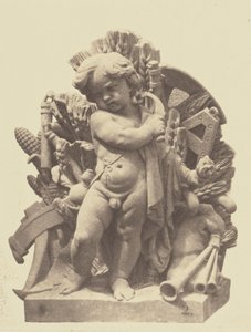 [パリ、ルーヴル美術館の装飾、ヴィタル・デュブレイによる彫刻「L
