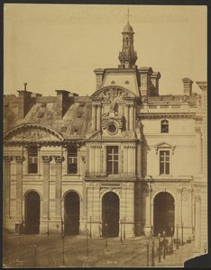 [ルーブル美術館、ローハンのパビリオン]。 作： Édouard Baldus