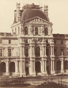 ルーブル美術館の眺め、1855～1857年。 作： Édouard Baldus