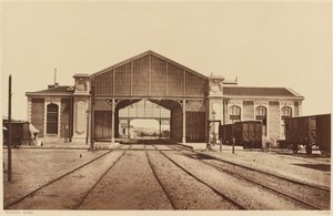 トゥーロン、ガール (トゥーロン、鉄道駅) 作： Edouard Denis Baldus