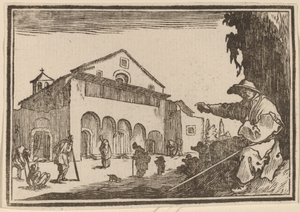救貧院 作： Edouard Eckman after Jacques Callot