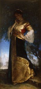 美しいモロッコ。ラベルマロカイン、1880年 作： Edouard Frederic Wilhelm Richter
