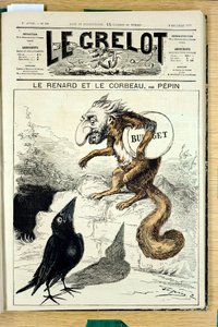 The Grelot」348号の表紙、Satirique en Couleurs 作： Edouard Guillaumin Pepin